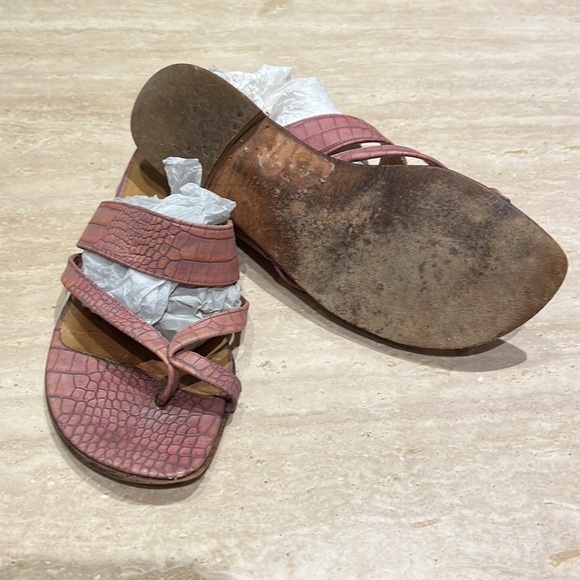 Bettye Muller slip on leather Sandals. Size 6 - Picture 4 of 6